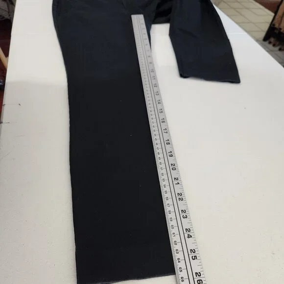 Old Navy Pants Womens Size 6 High Rise Pixie Skinny Ankle Black - Picture 8 of 12